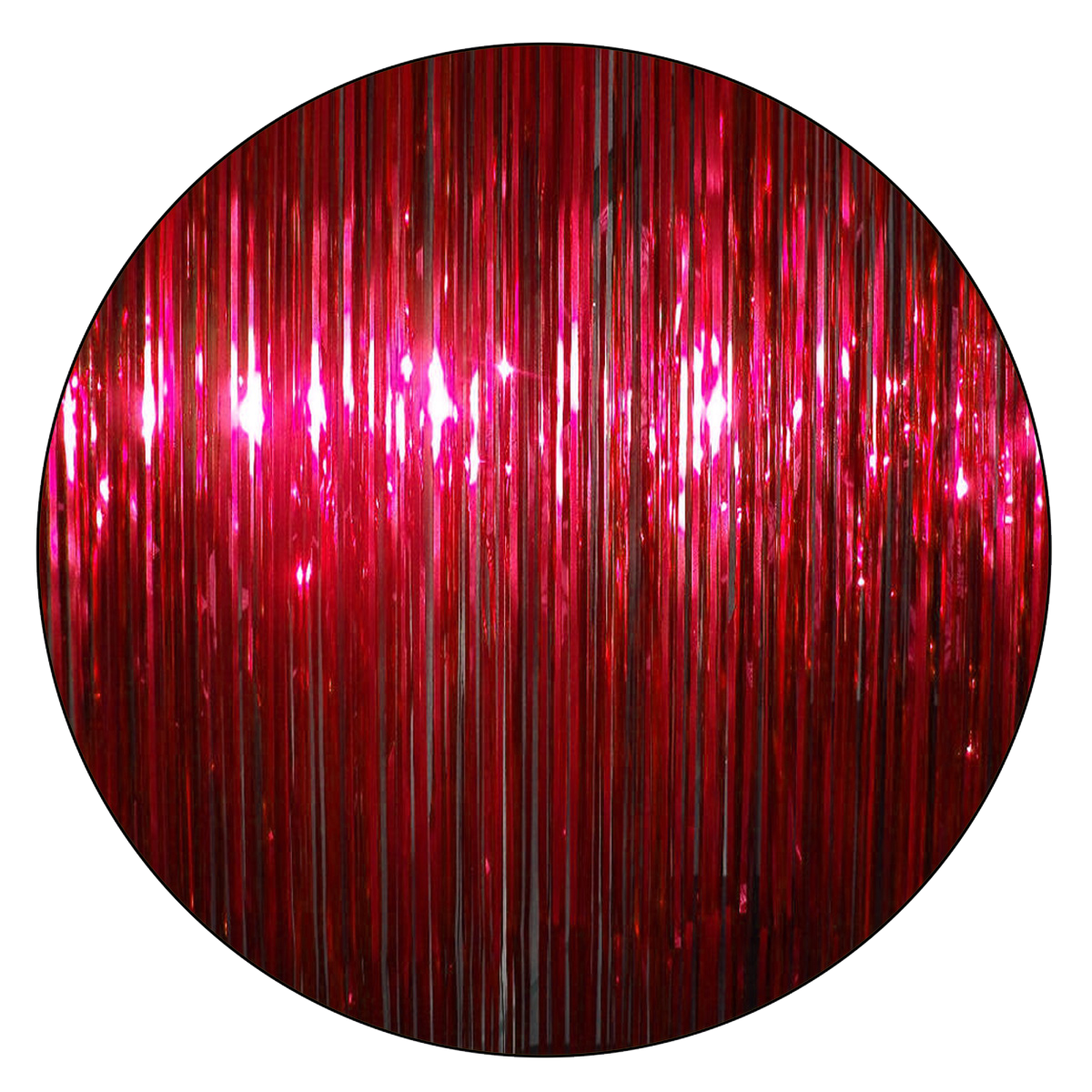 Foil Red Curtain