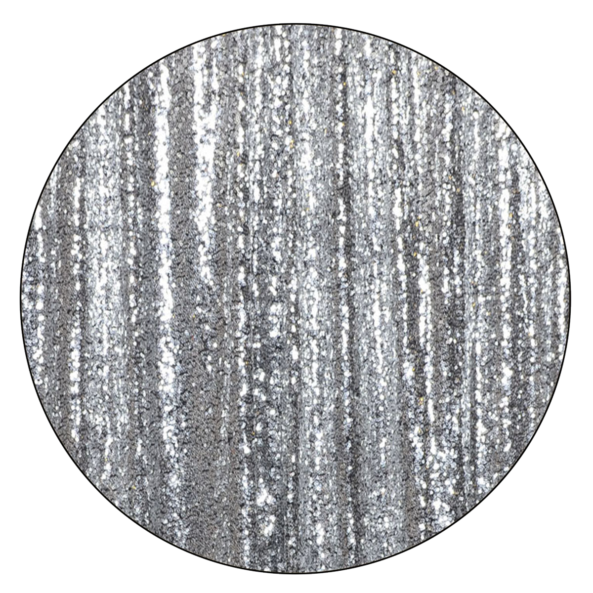 Sequin Silver Curtain
