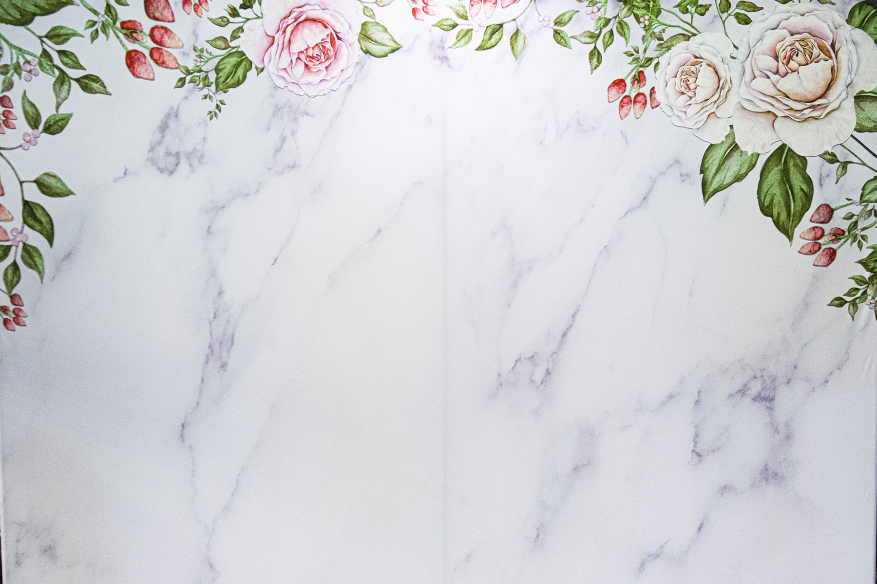 Floral Marble Backdrop